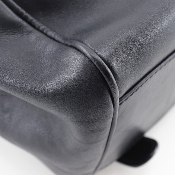GUCCI Old Gucci Backpack Daypack vintage black Calfskin Women main image 4